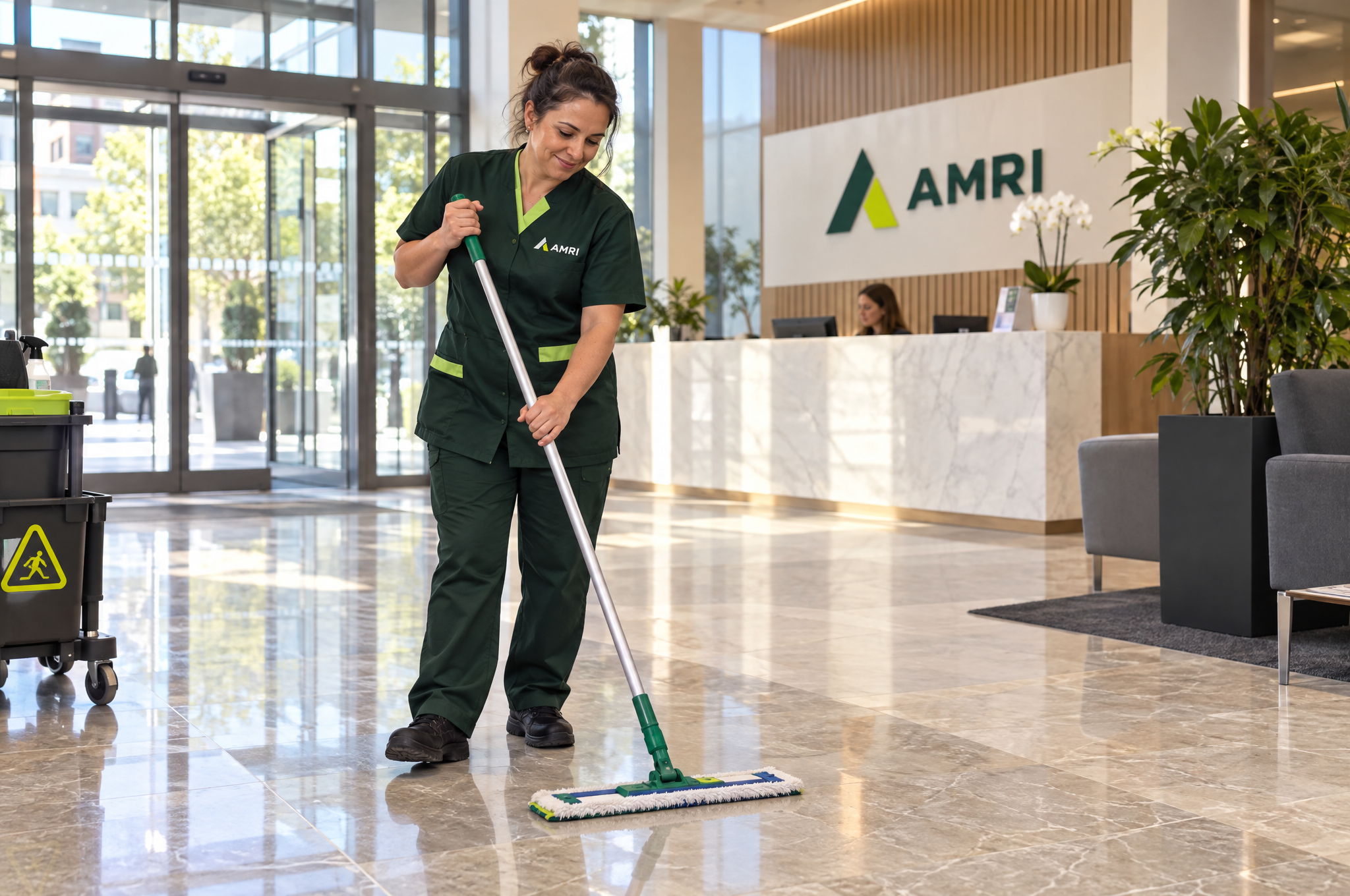 Nettoyage locaux professionnels AMRI