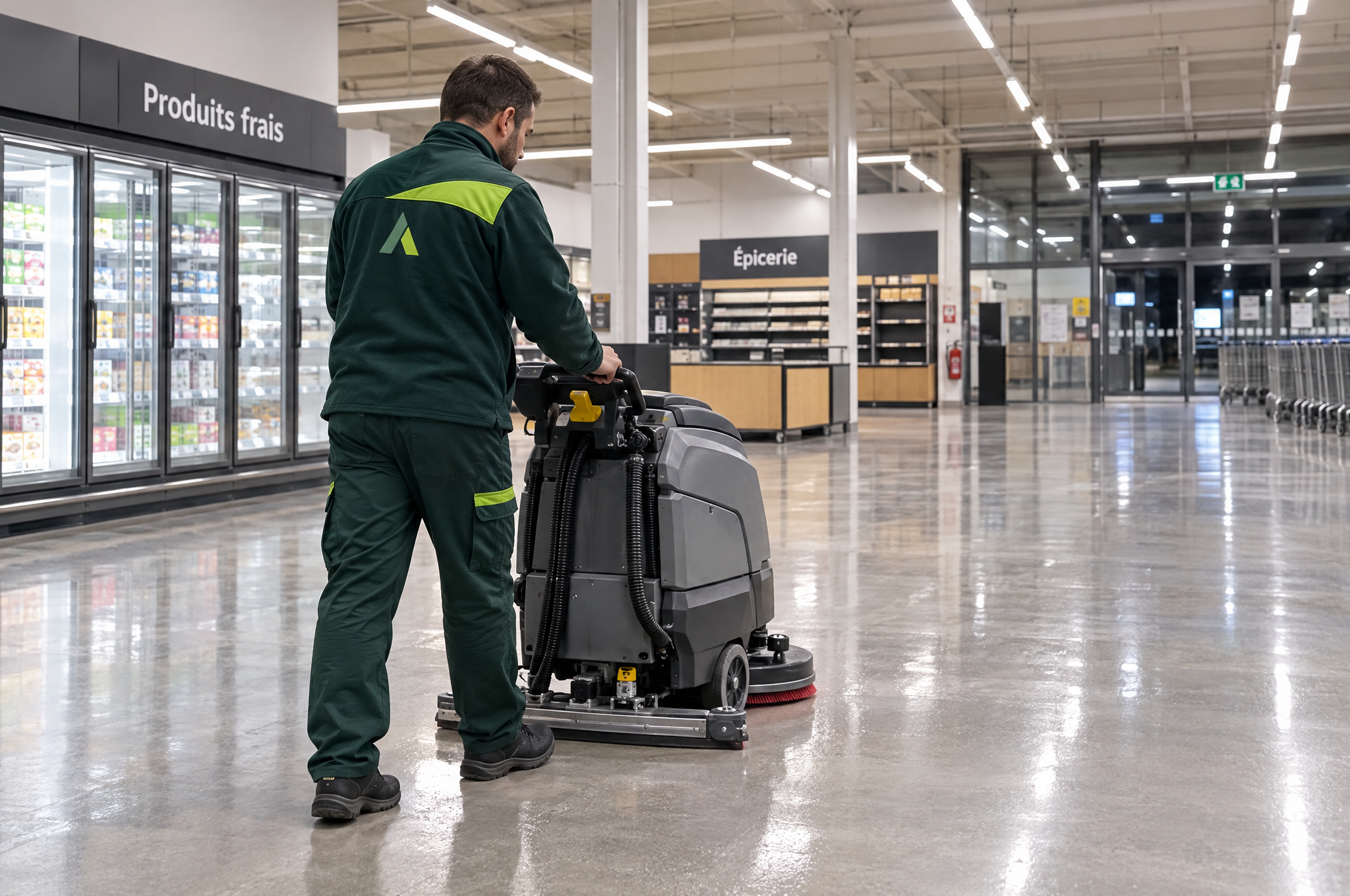 Nettoyage supermarché AMRI